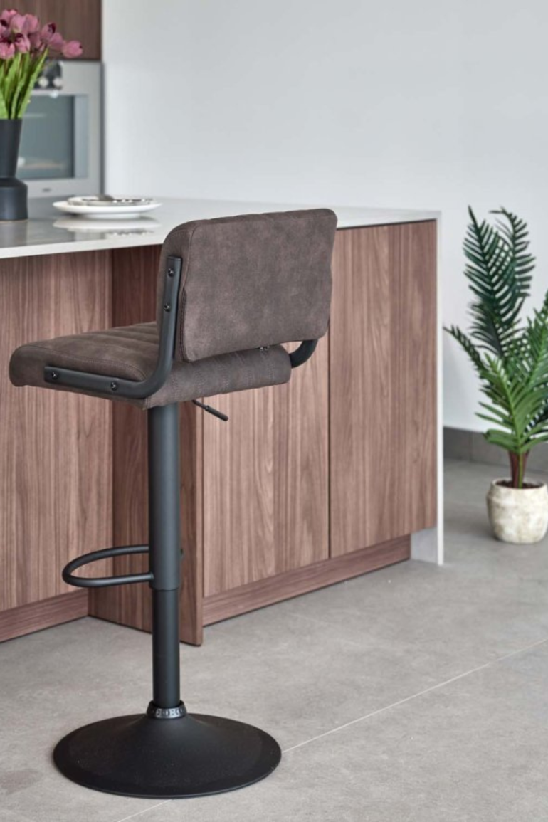 Industrial Bar Stool in Grey